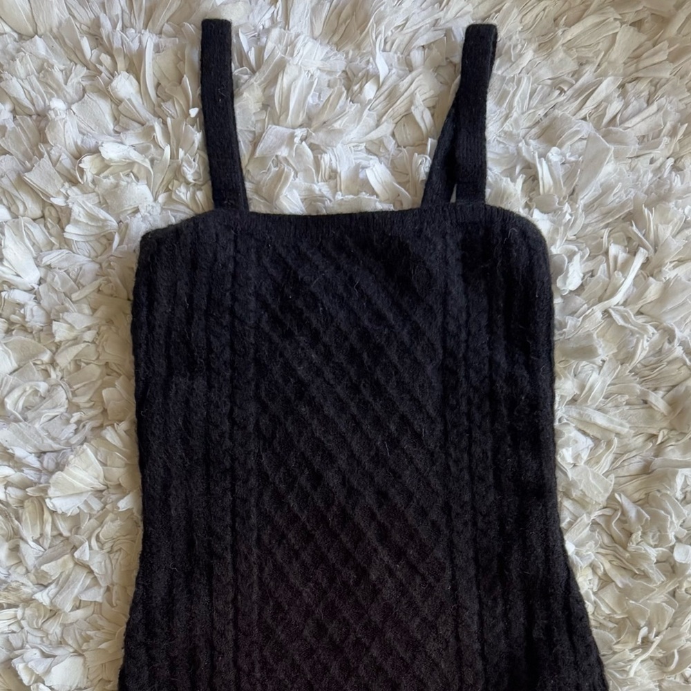 House of Harlow Revolve 1960 Midi Cable Knit Tank Sweater Dress XS - Picture 5 of 5